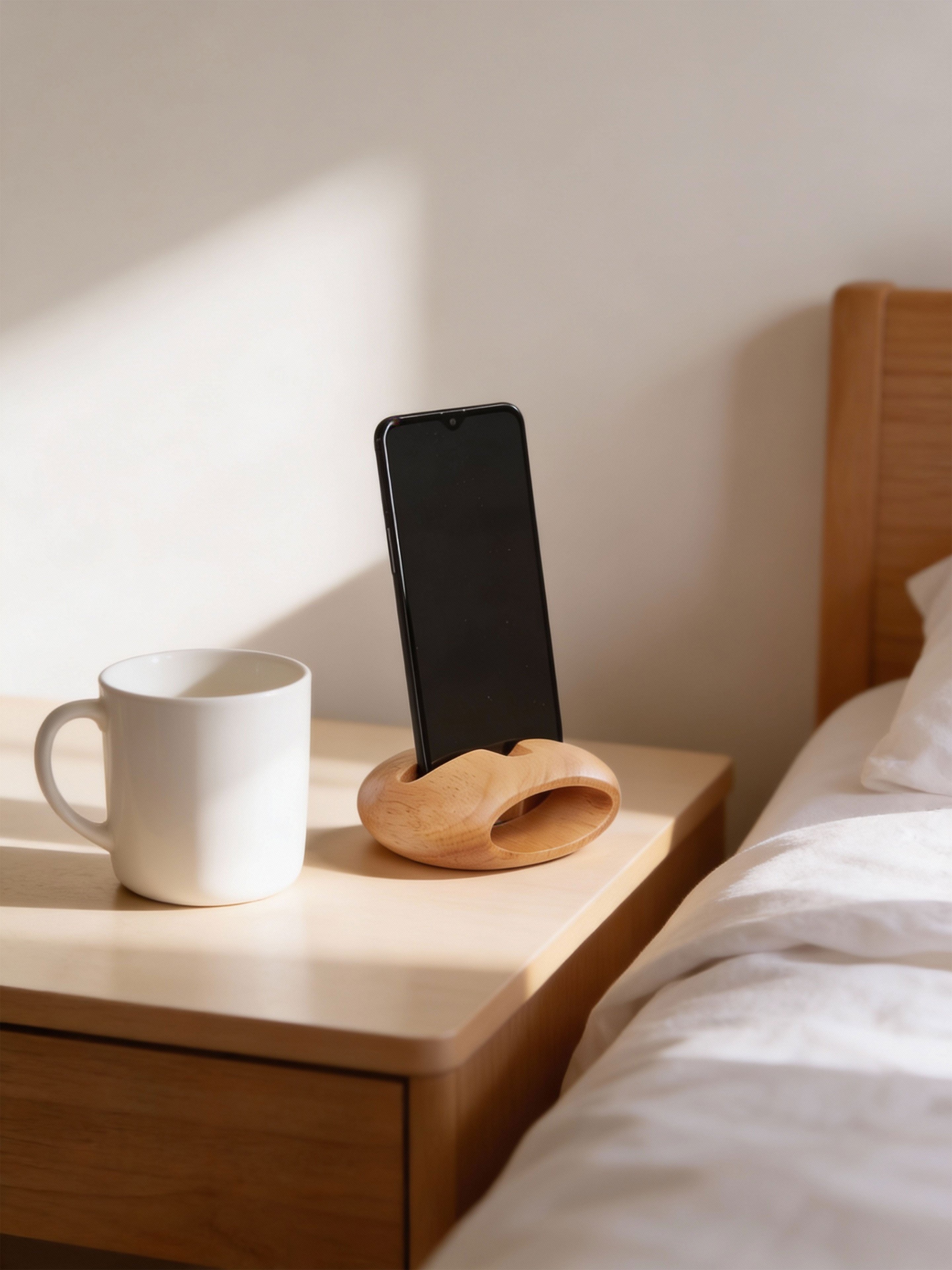 Golden Langur – Wooden Phone Stand and Amplifier