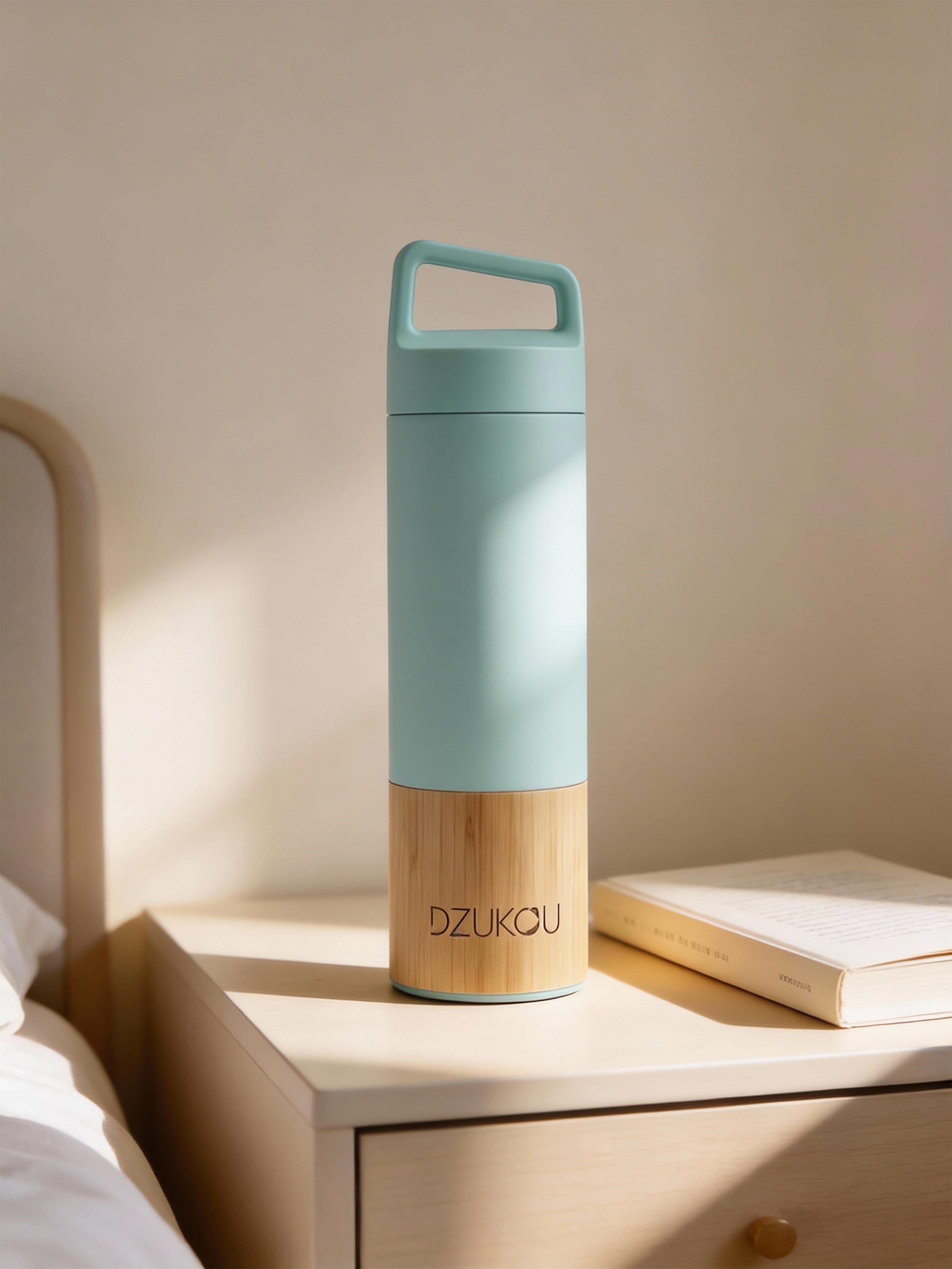 Saint Elias - Bamboo and Stainless Steel Thermos Bottle 530 ml