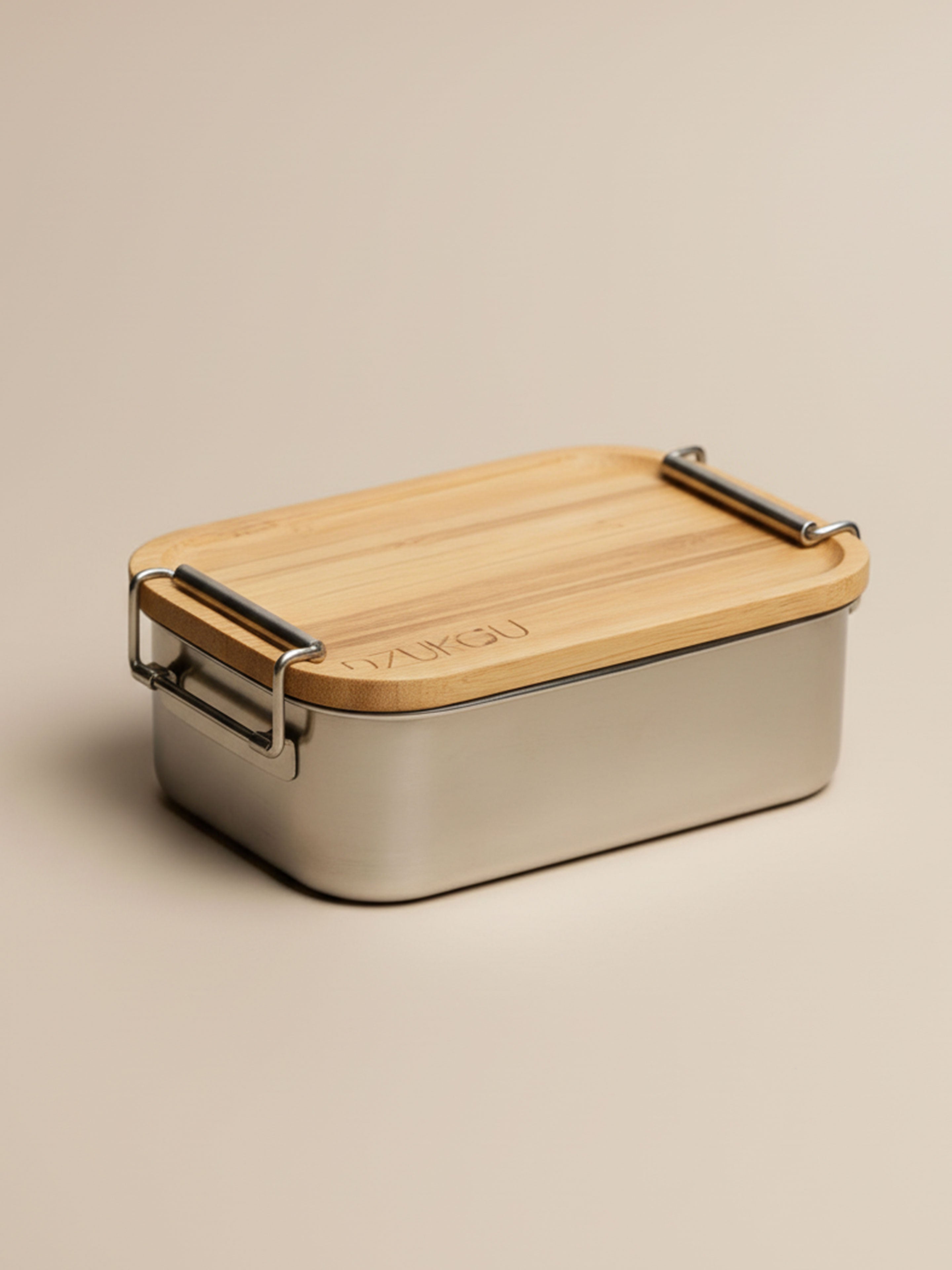 Jim Corbett – Lunchbox mit Schloss aus Bambus und Edelstahl, 800 ml