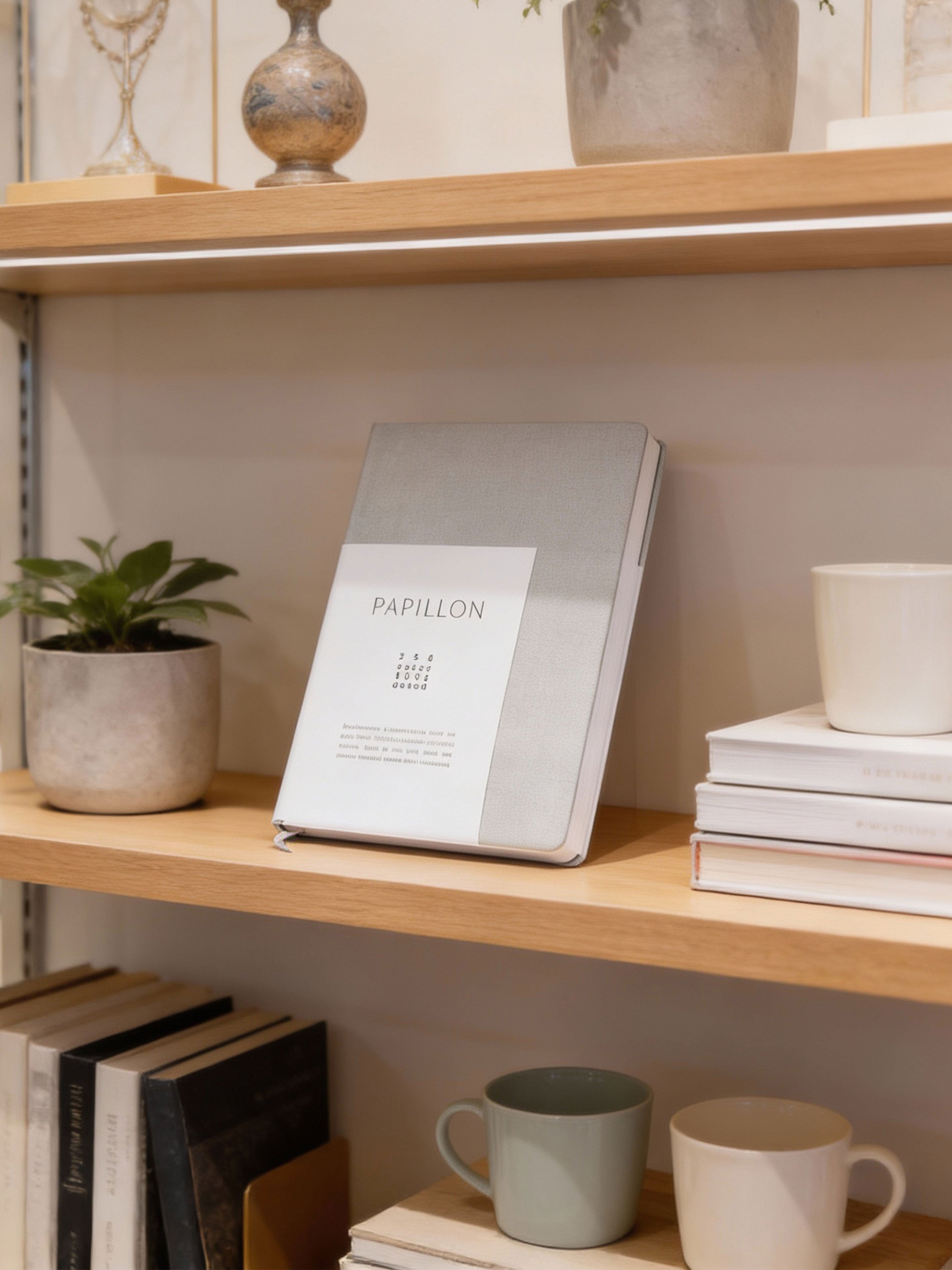 Papillon - Linen Hardcover Notebook