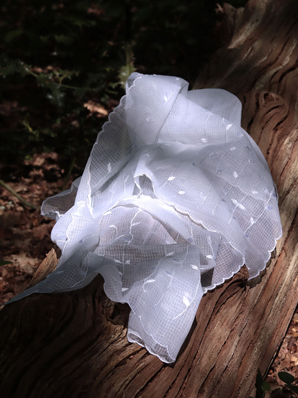 Seine - Kota Doria Witte Sjaal