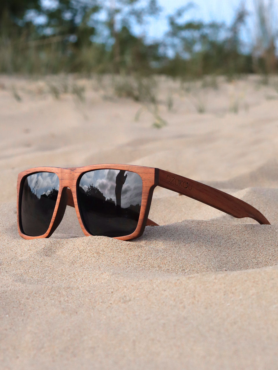 Cabo Dune – Houten Zonnebril voor Mannen