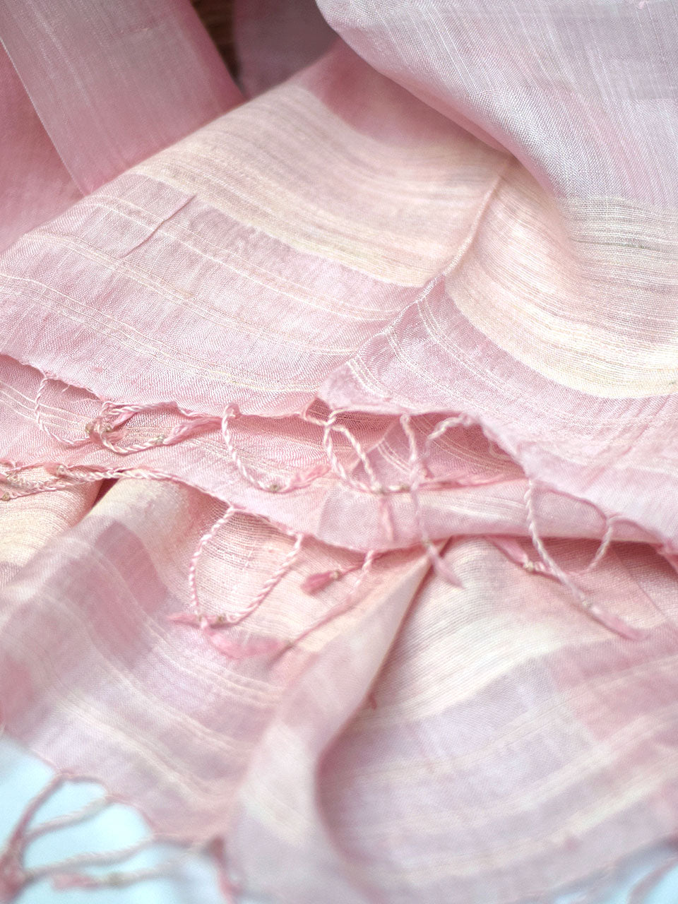 Niseko - Pink Nuni Silk Shawl