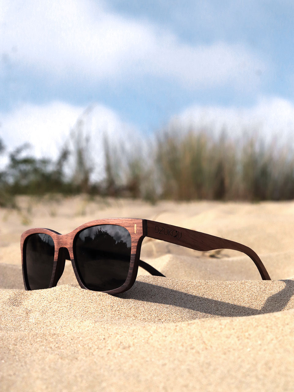 Tokyo Slate - Wooden Sunglasses for Men