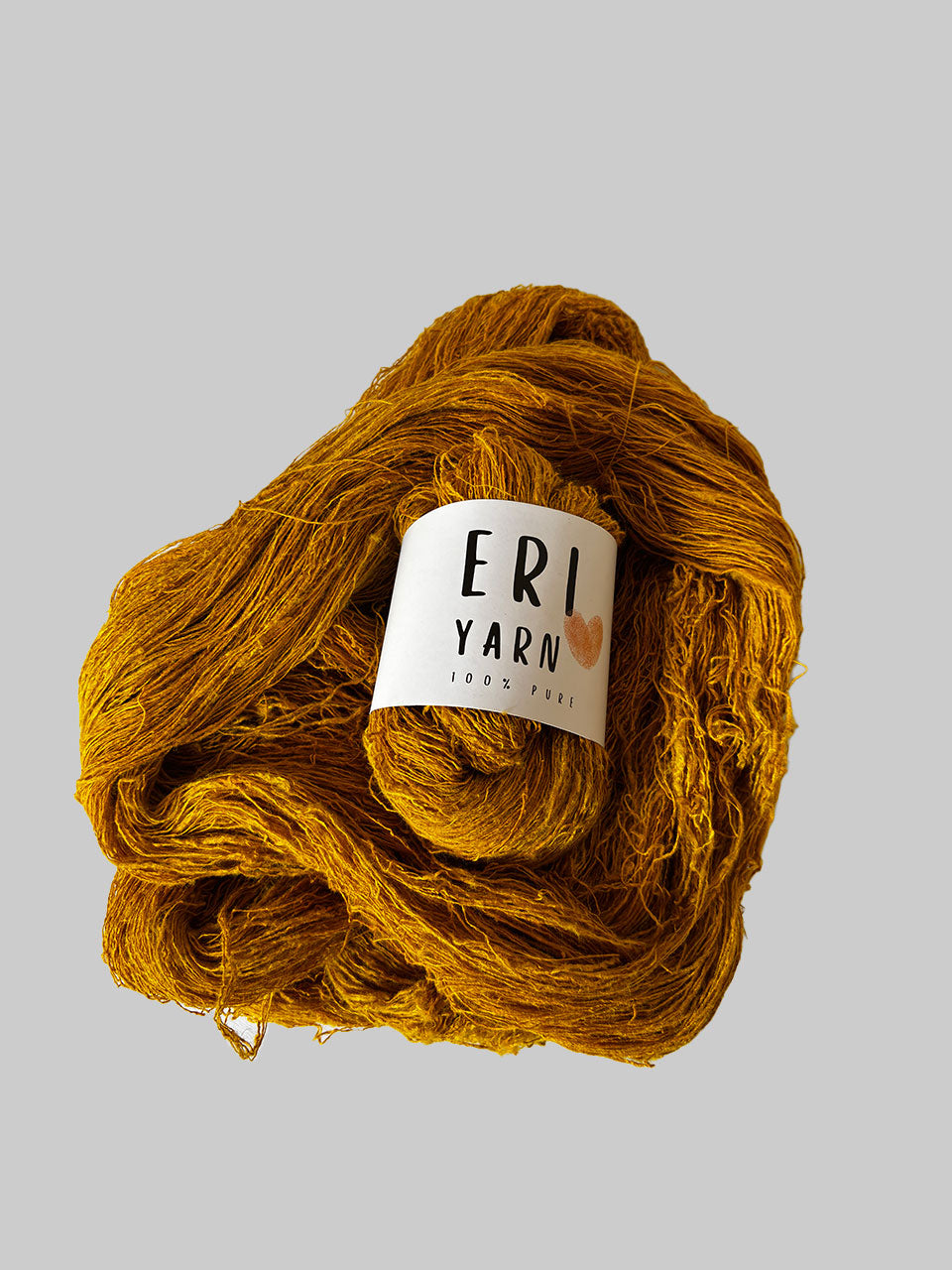 Eri-Seide-Garn - Gelb