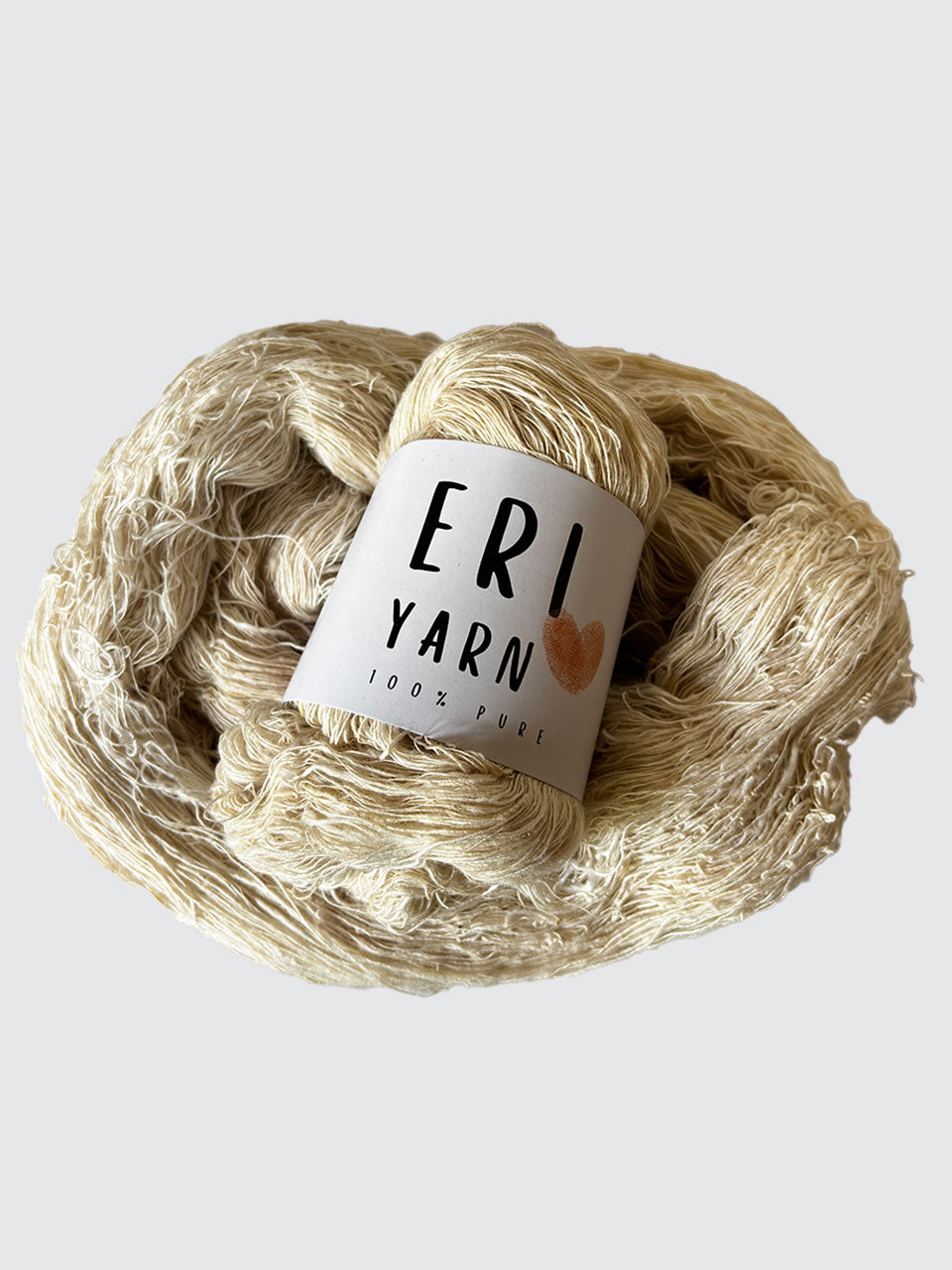 Eri Silk Yarn - White