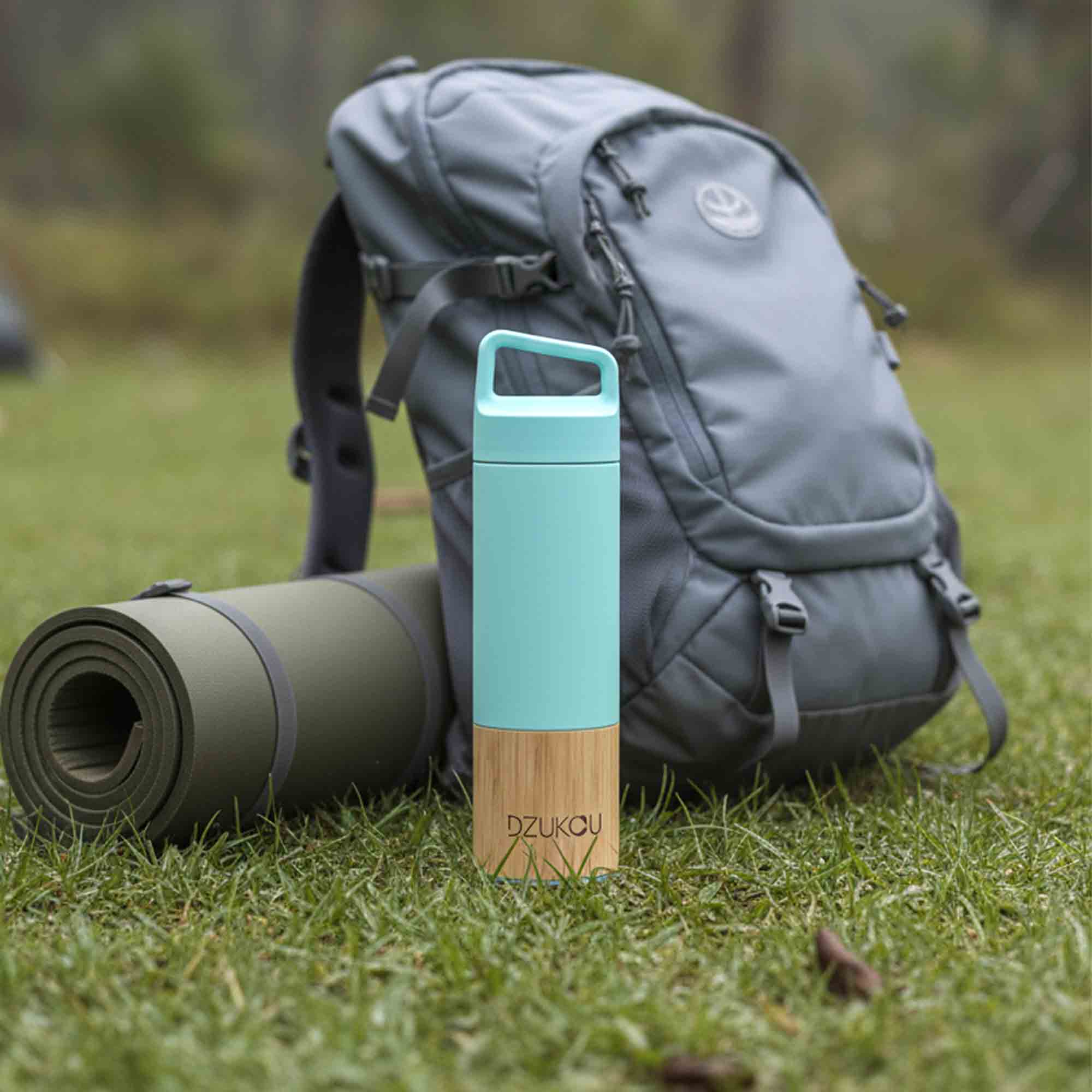 Saint Elias - Bamboo and Stainless Steel Thermos Bottle 530 ml