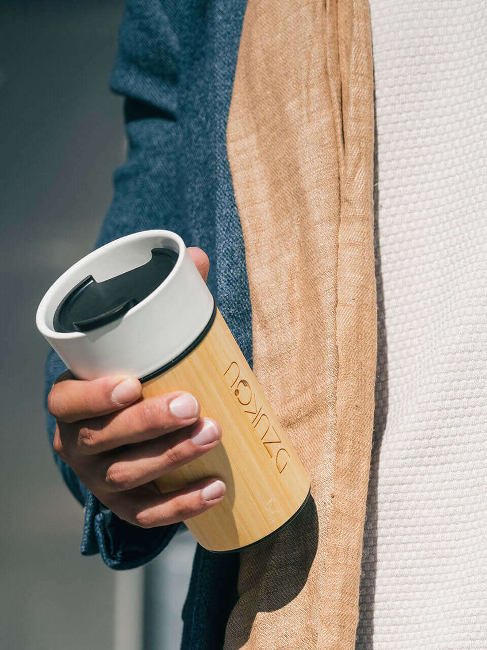 Bamboo Coffee Tumbler