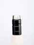A black thermos lunchpot with a lid, designed for keeping beverages hot or cold, placed on a neutral background.