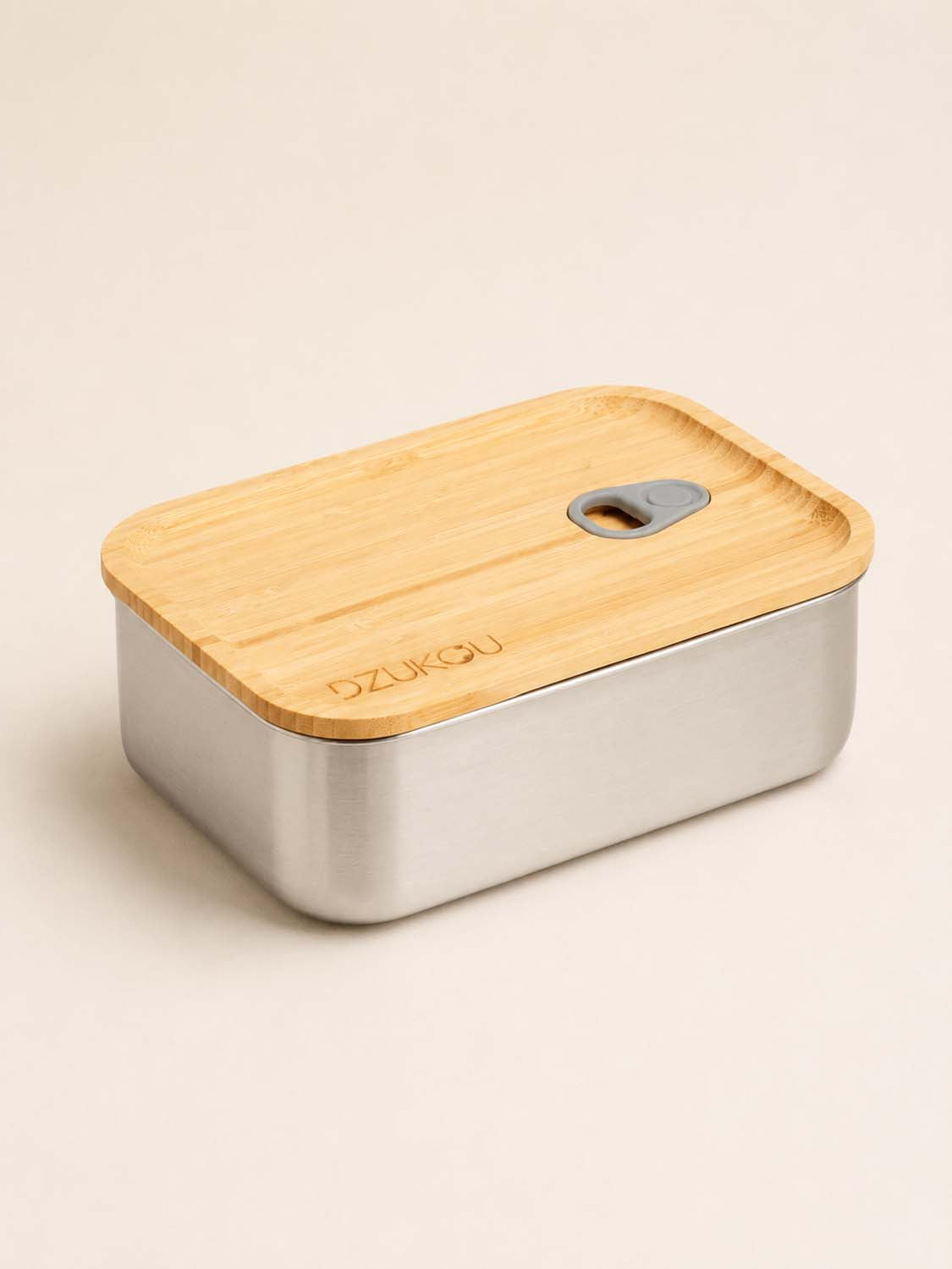 Jim Corbett - RVS Lunchbox met Bamboe Deksel en Vacuüm Ventiel 1200 ml 