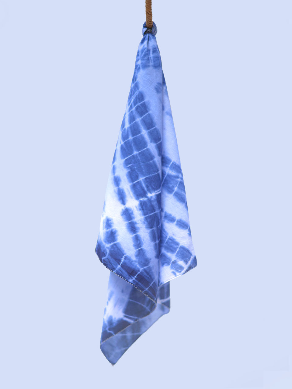 Shibori - Blue Cotton Neckerchief