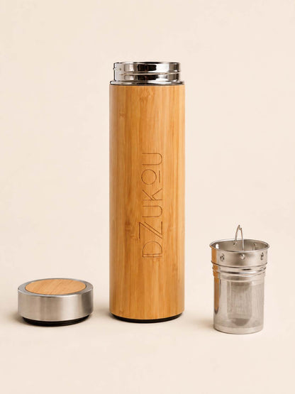 Elephant Falls – Bamboo and Stainless Steel Thermos Bottle 480 ml
