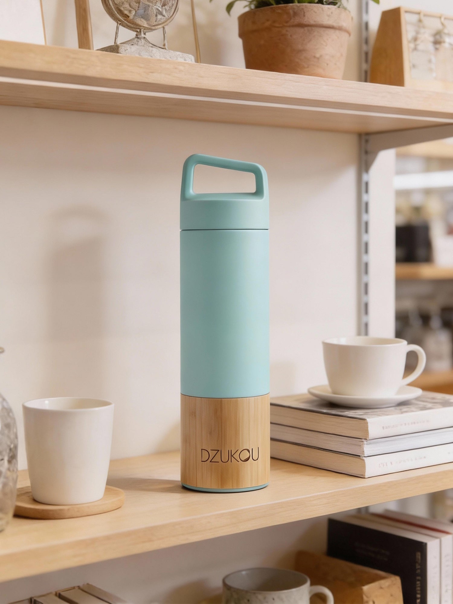 Saint Elias - Thermosflasche aus Bambus und Edelstahl 530 ml