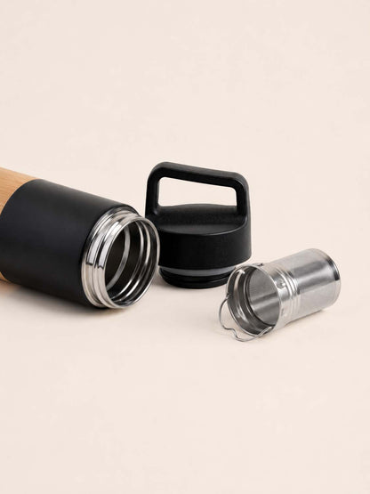 Saint Elias - Bamboo and Stainless Steel Thermos Bottle 530 ml