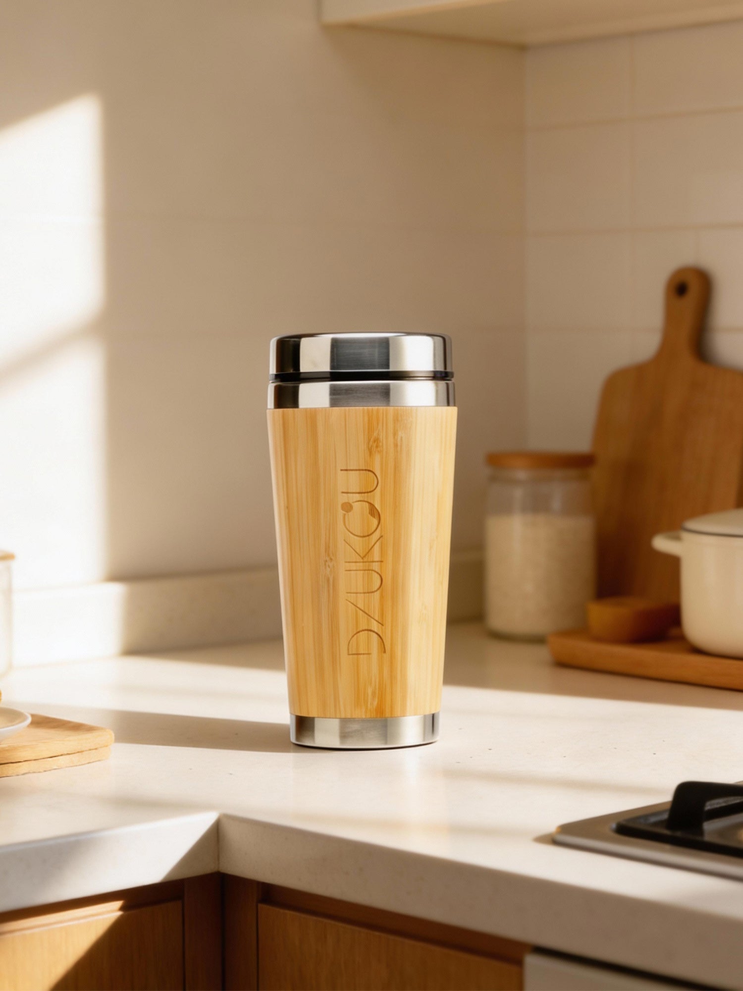 Ziro Valley - Bamboo and Stainless Steel Coffee Tumbler