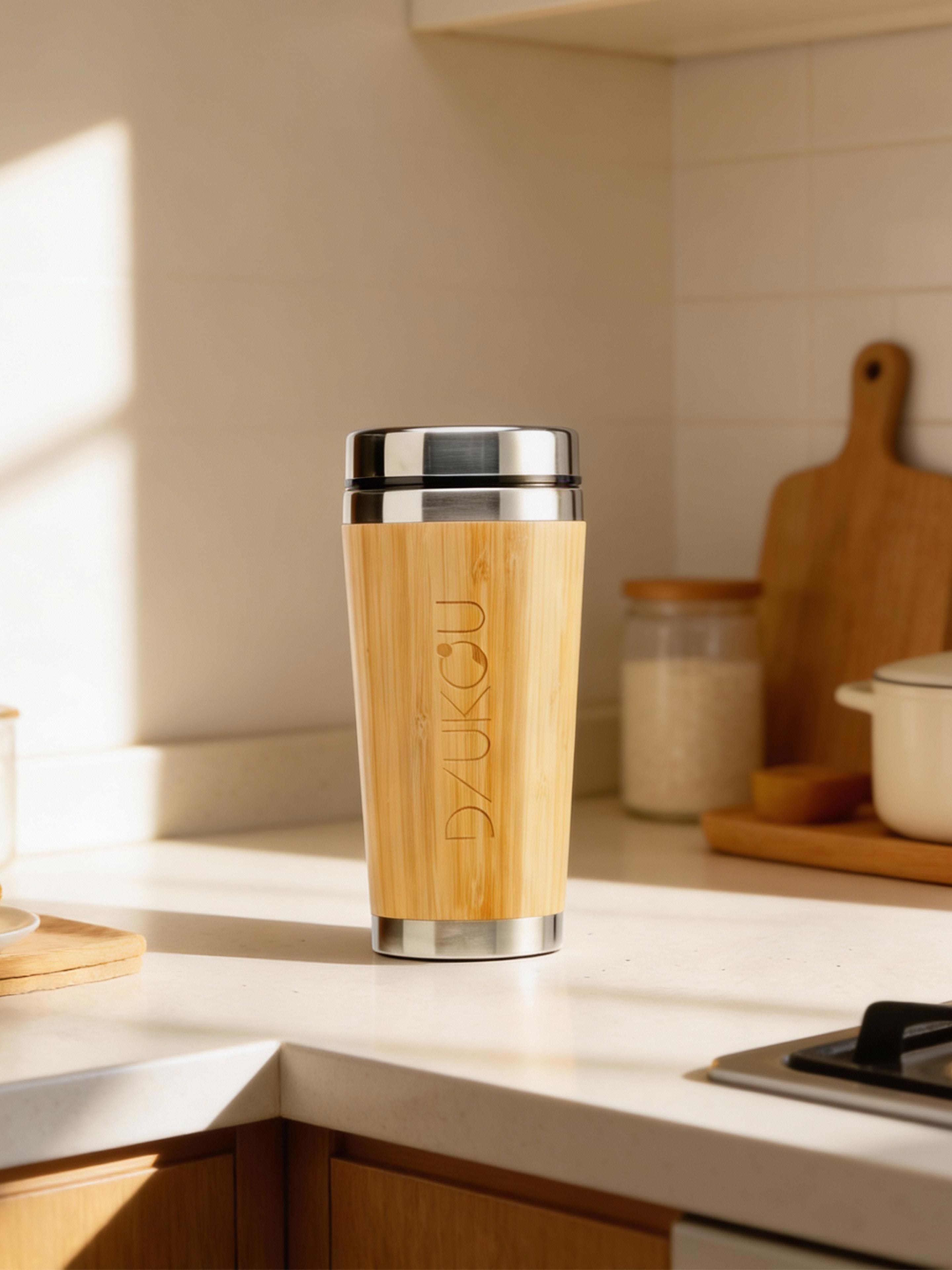 Ziro Valley - Bamboo and Stainless Steel Coffee Tumbler