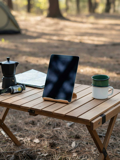 Majuli Islands - Houten Tabletstandaard