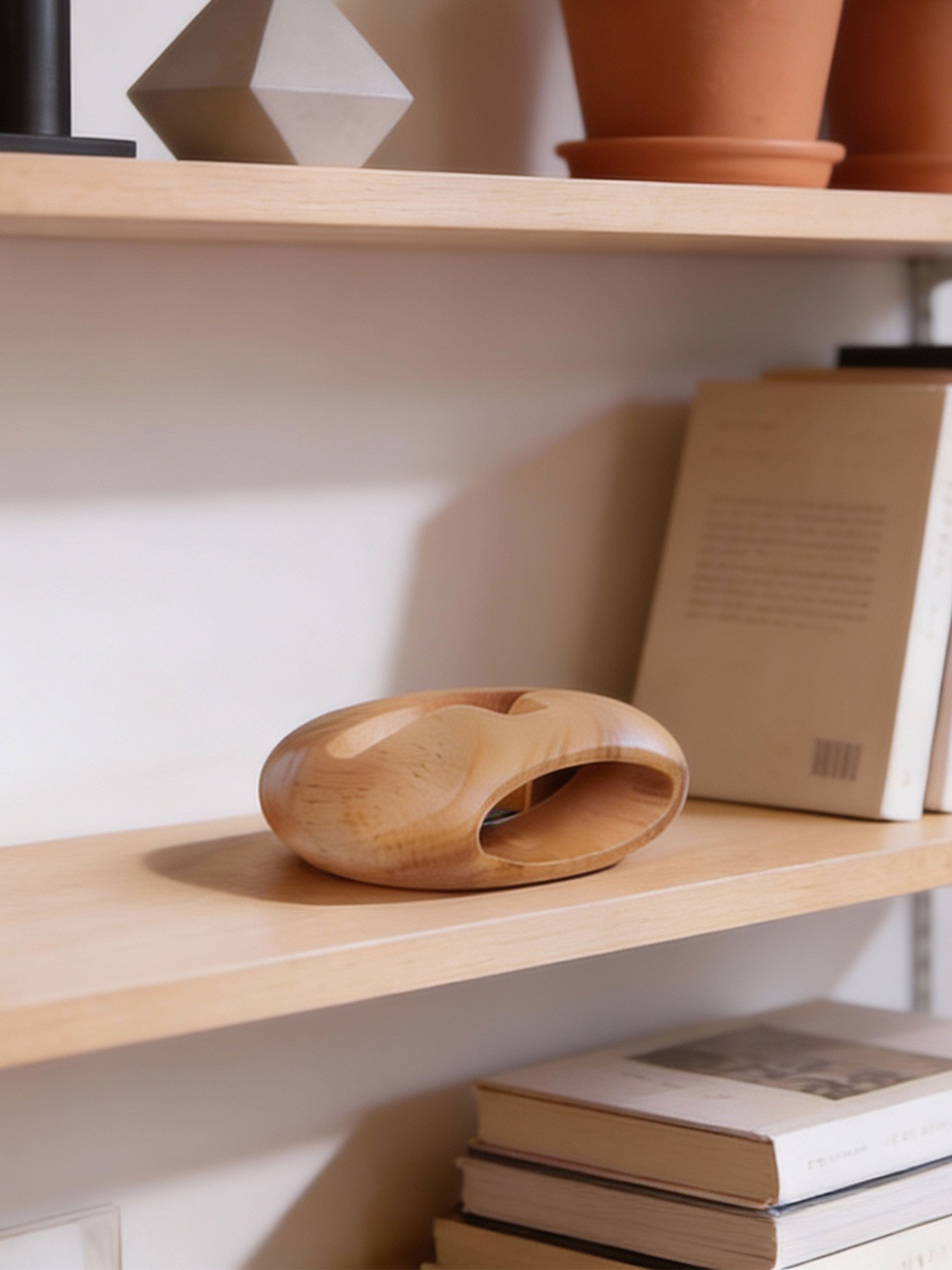 Golden Langur – Wooden Phone Stand and Amplifier