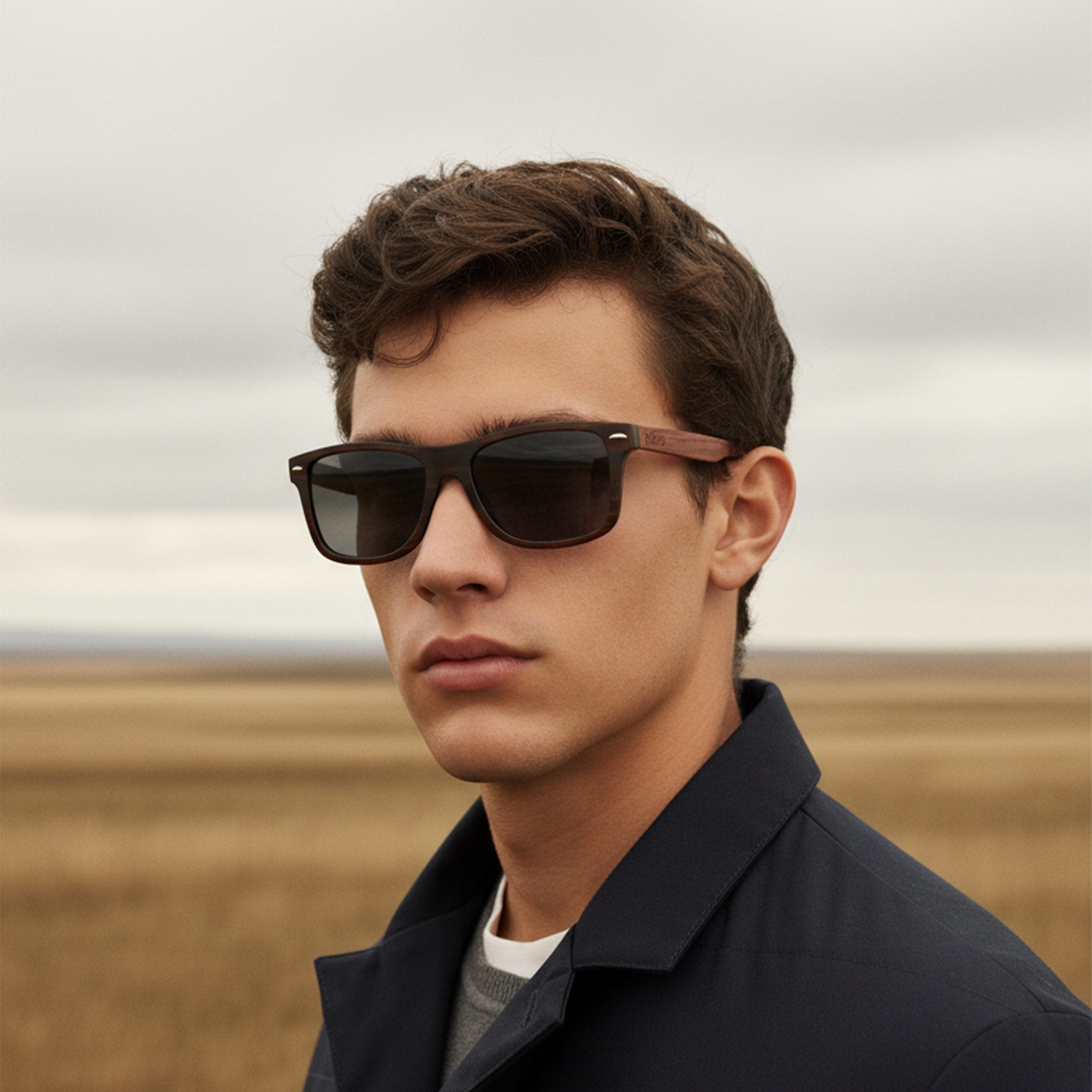 Reiek Peak - Holzsonnenbrille für Herren