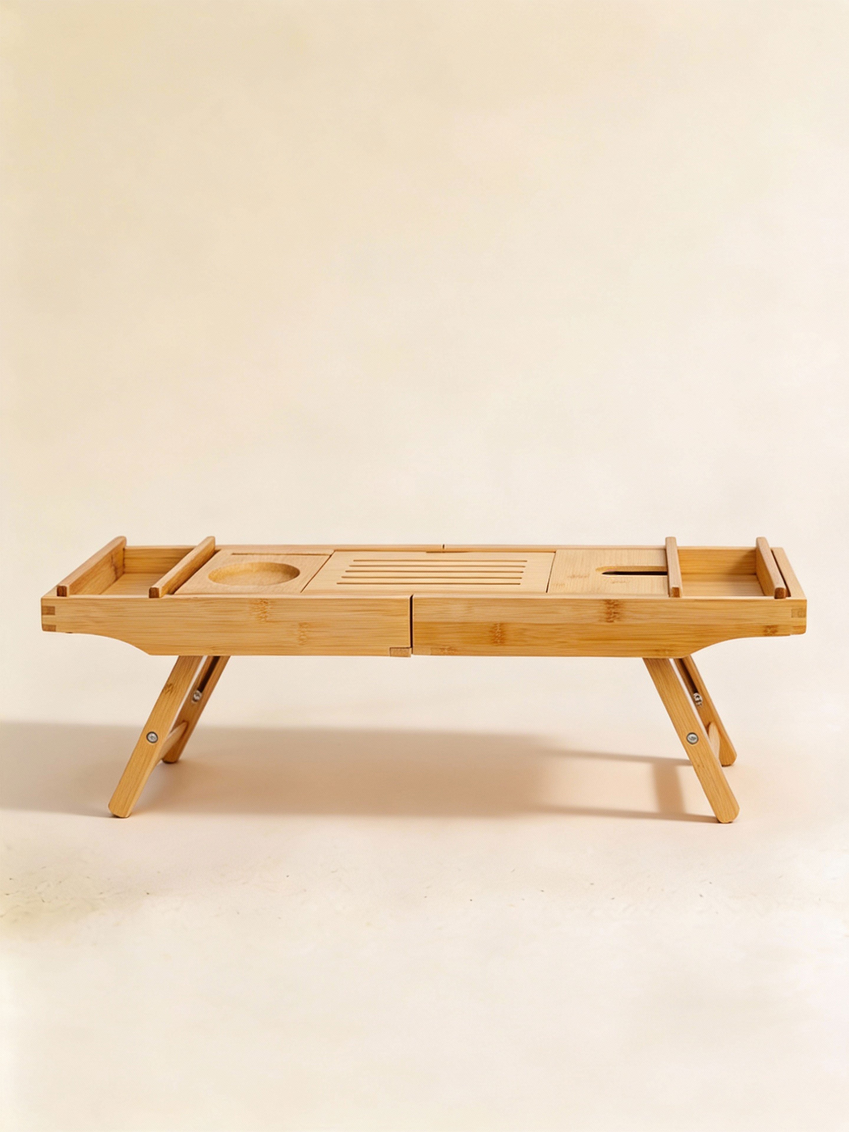 Valley of Flowers – Badewannenablage aus Bambus