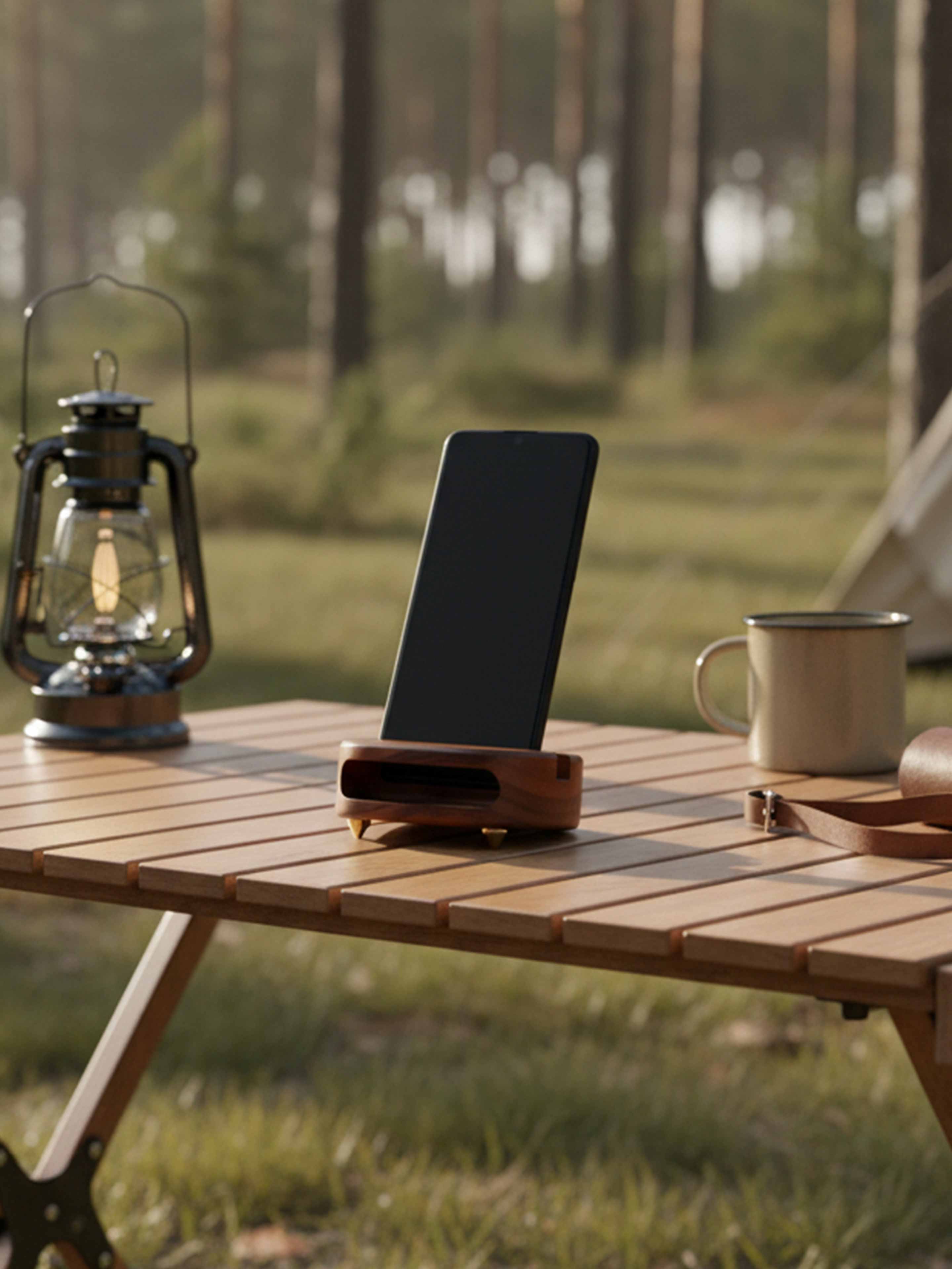 Walnut Squirrel – Wooden Phone Stand and Amplifier