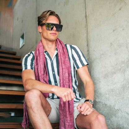 Silk Uncut - Muted Pink Eri Silk Shawl