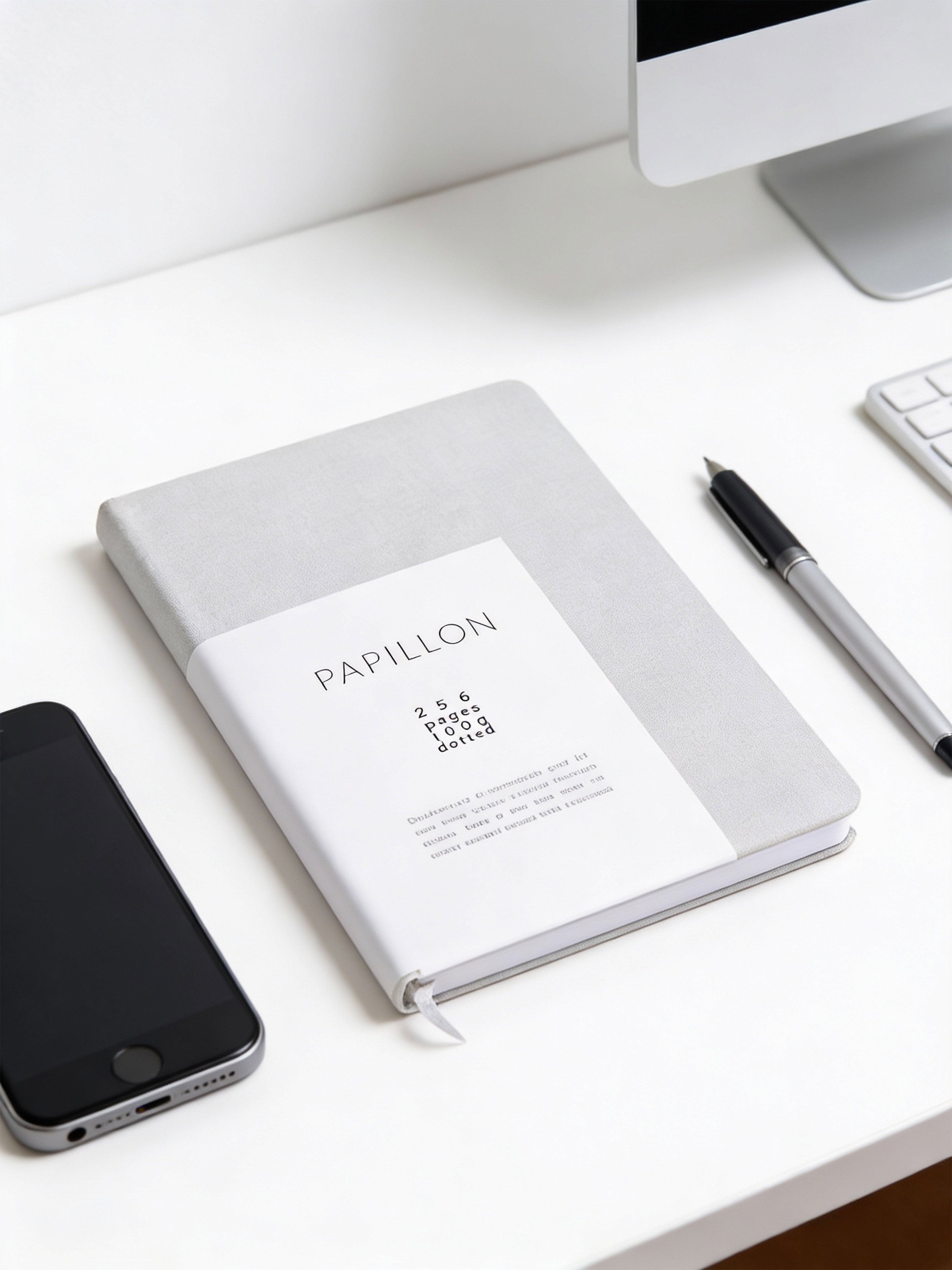 Papillon - Linen Hardcover Notebook