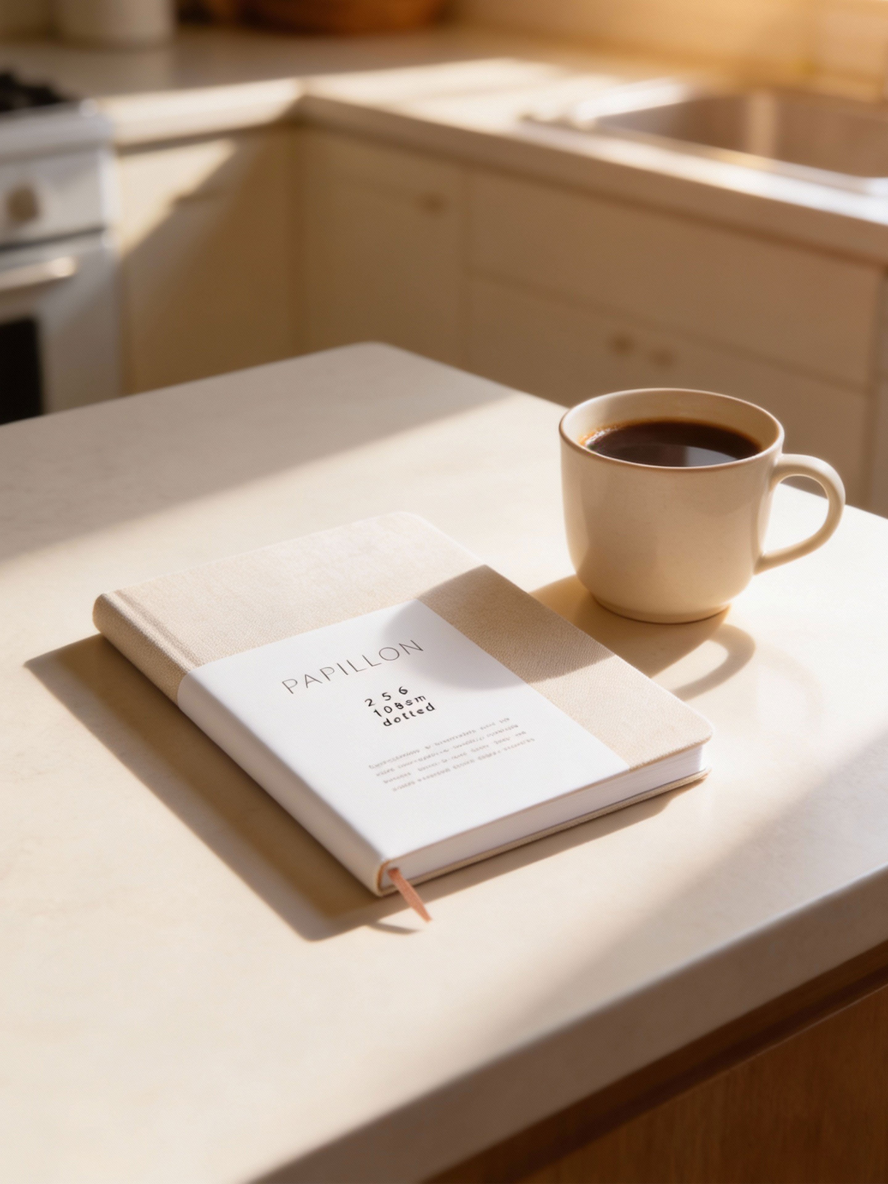 Papillon - Linen Hardcover Notebook