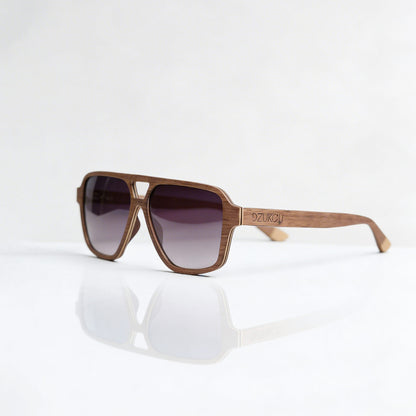 Oblique - Holzsonnenbrille für Herren