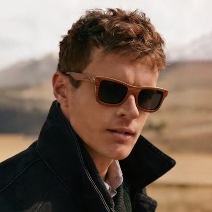 Rio Sands – Holzsonnenbrille für Herren
