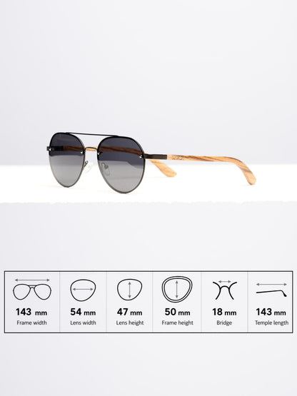 Sierra - Wooden Sunglasses for Men and Women
