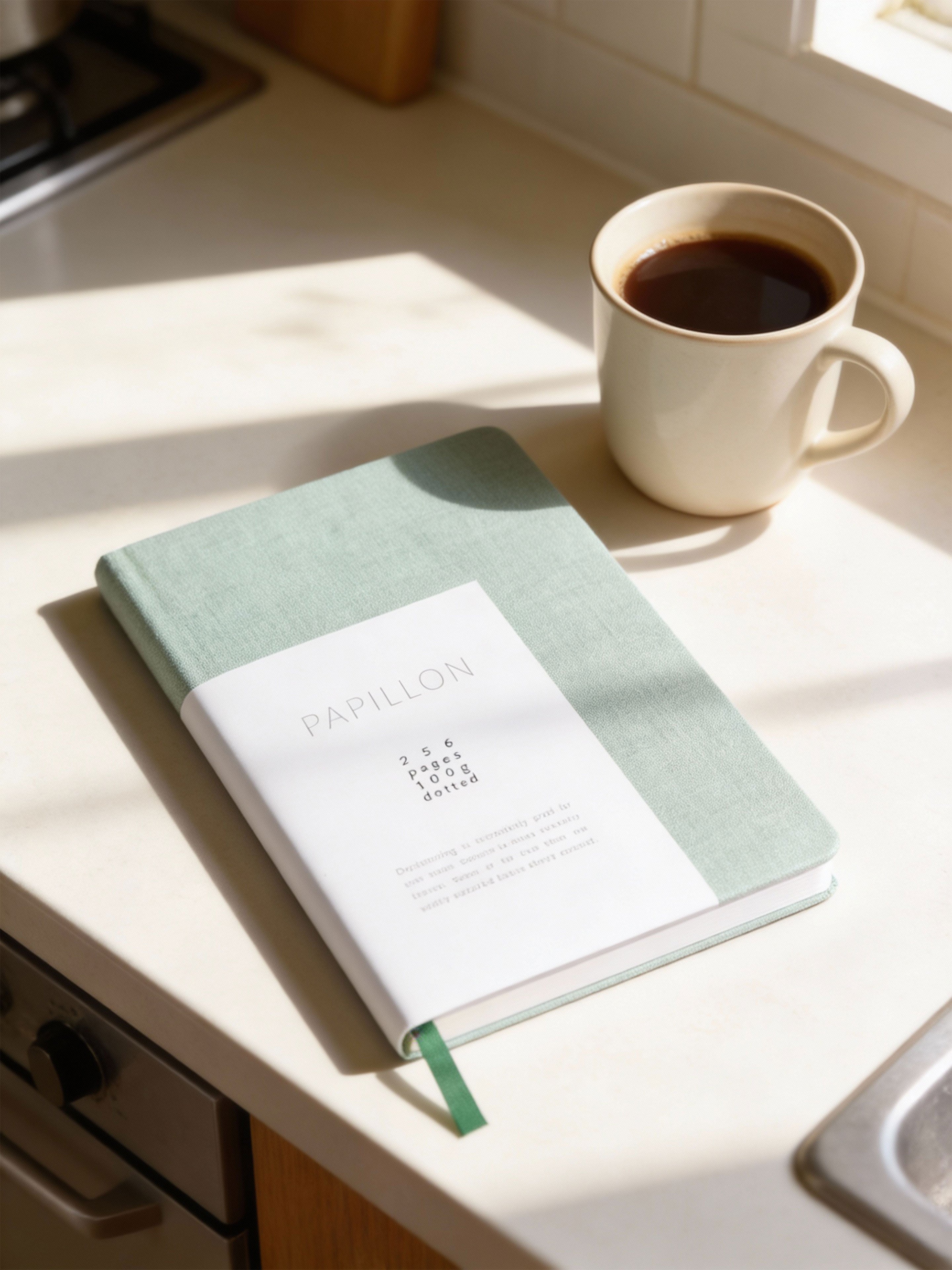 Papillon - Linen Hardcover Notebook