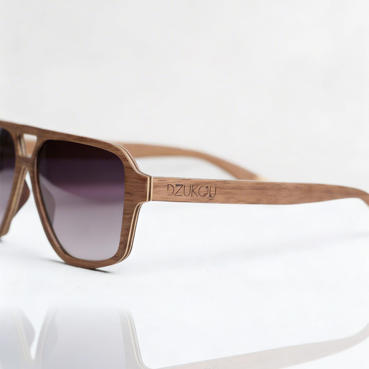 Oblique - Holzsonnenbrille für Herren