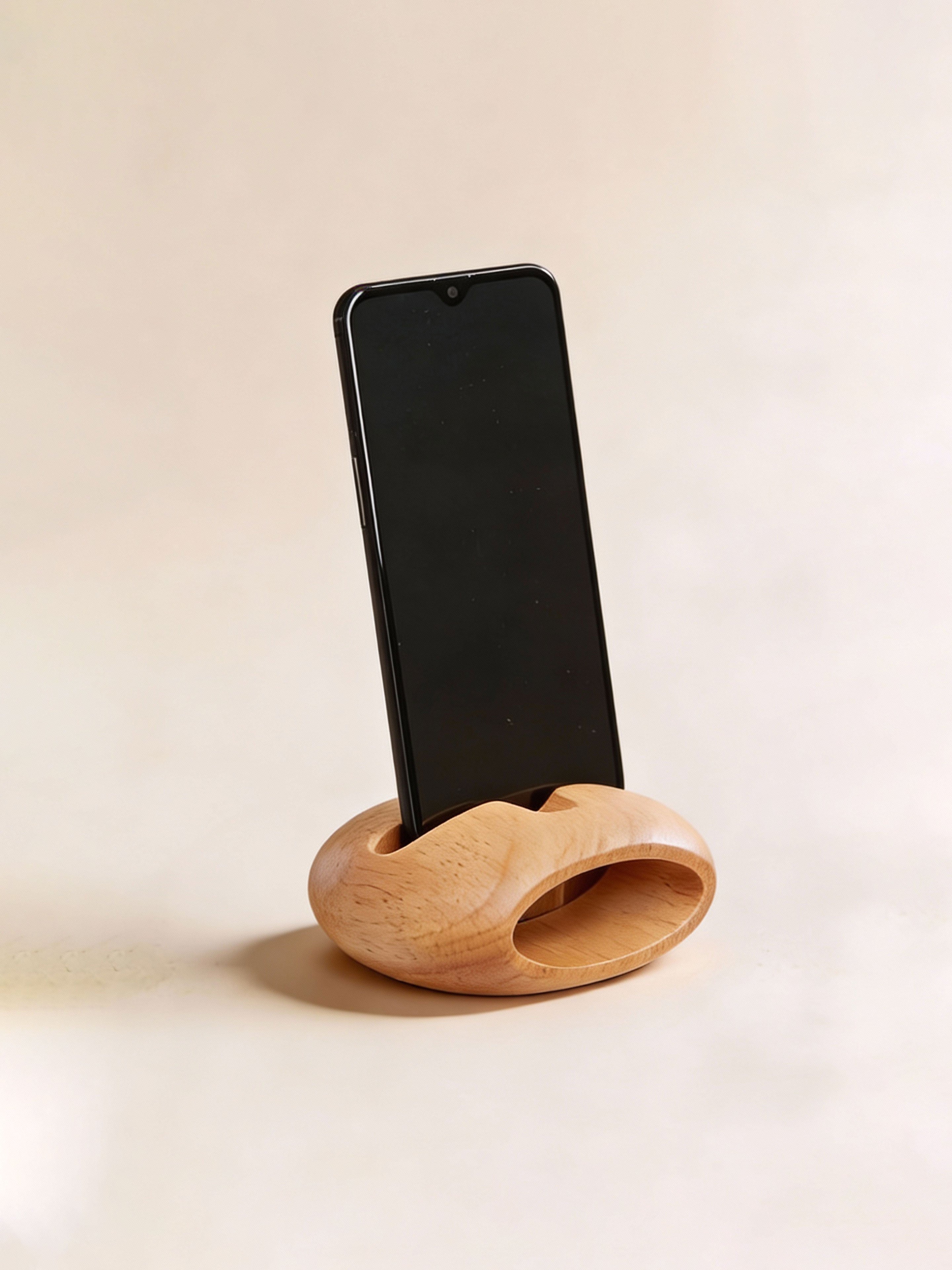 Golden Langur – Wooden Phone Stand and Amplifier