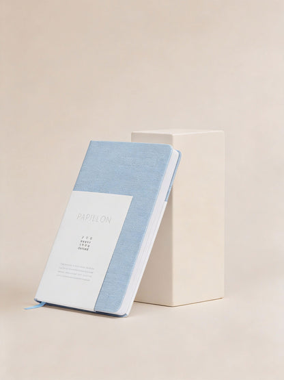 Papillon - Linen Hardcover Notebook