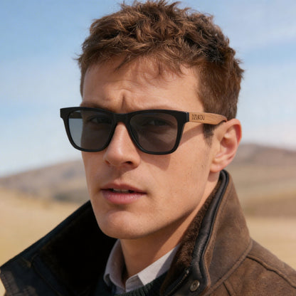 Malmö – Holzsonnenbrille für Herren