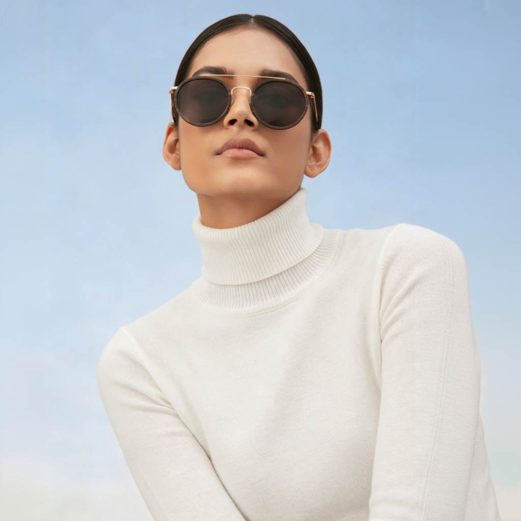 Double Date – Holzsonnenbrille für Damen