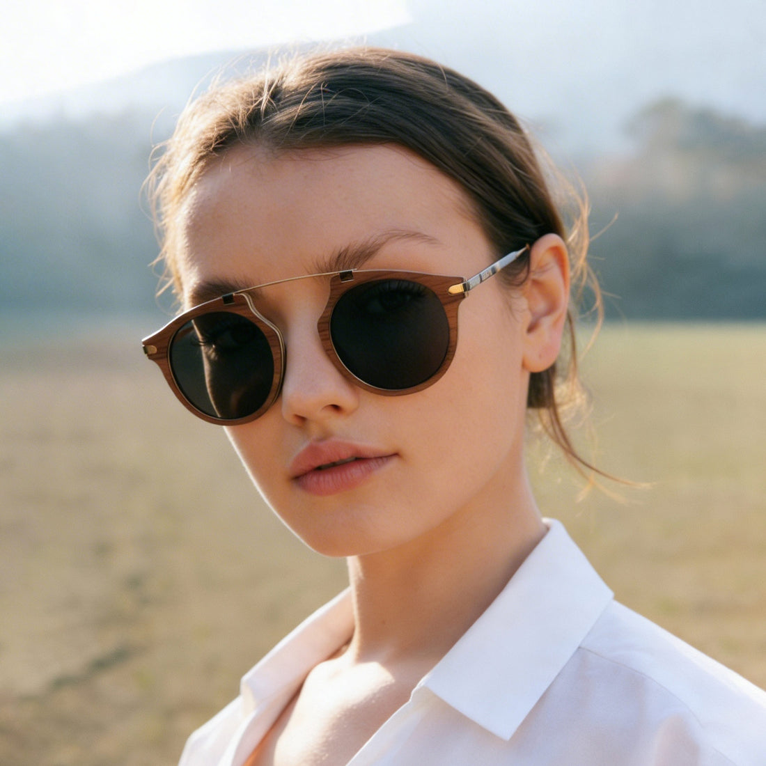 Santa Monica - Holzsonnenbrille für Damen