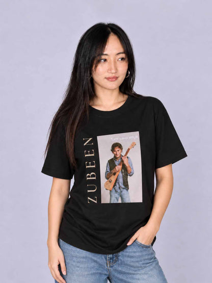 Zubeen Garg “Tumi Suwa Jetiya” T-Shirt – Unisex Black Cotton Graphic Tee