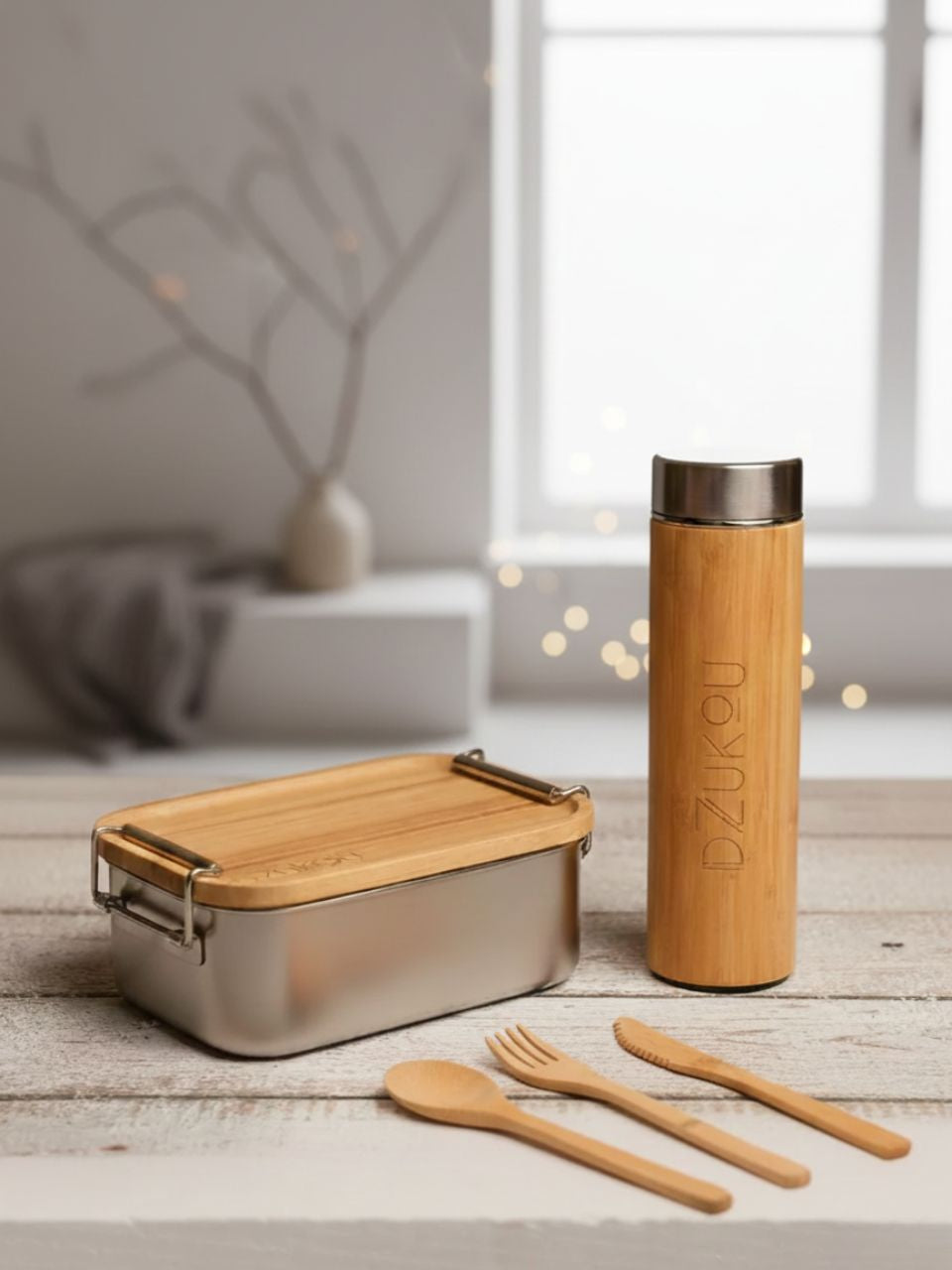 Dzukou Holiday Lunch &amp; Thermos Essentials Set