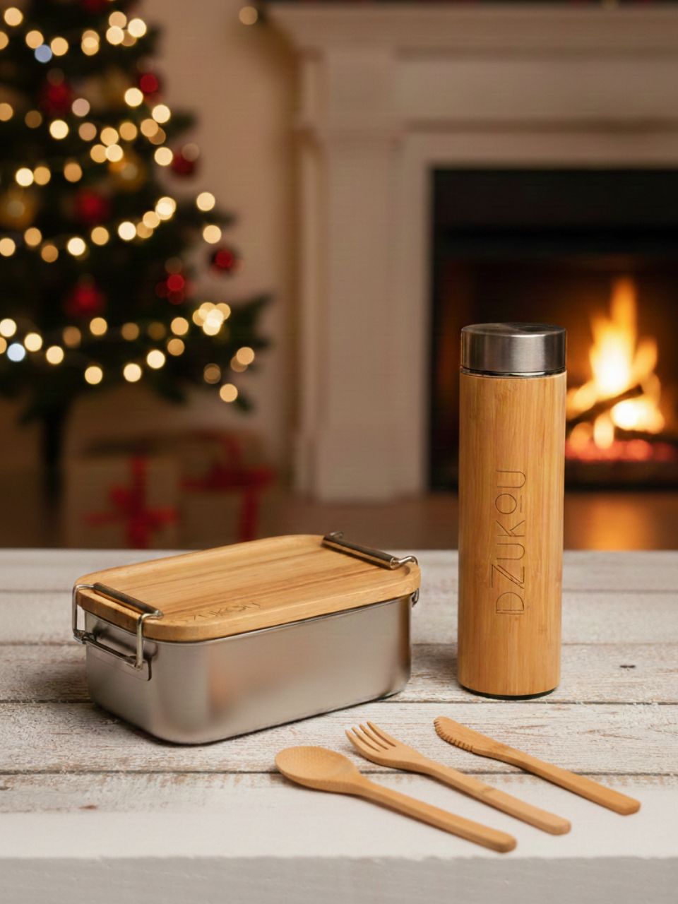Dzukou Holiday Lunch &amp; Thermos Essentials Set
