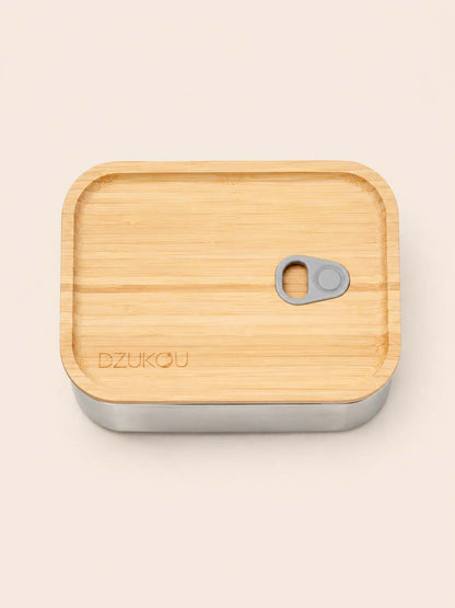 Jim Corbett - RVS Lunchbox met Bamboe Deksel en Vacuüm Ventiel 1200 ml 