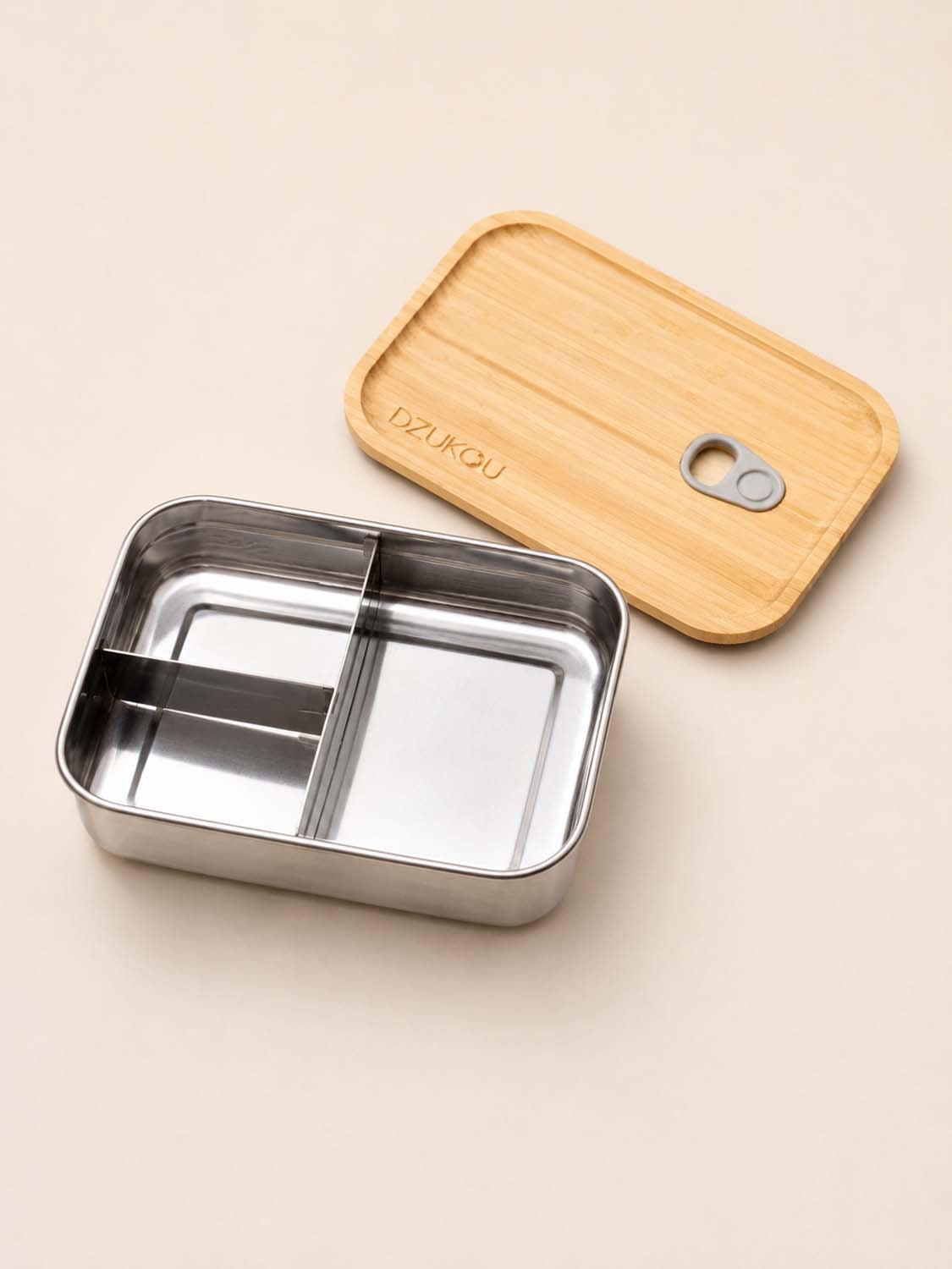 Jim Corbett - RVS Lunchbox met Bamboe Deksel en Vacuüm Ventiel 1200 ml 