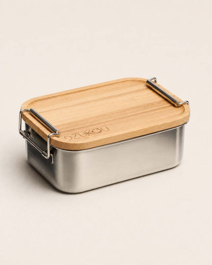 Jim Corbett - RVS Lunchbox met Bamboe Deksel 800 ml