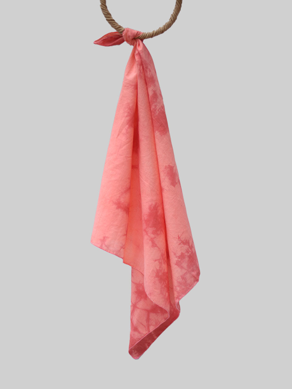 Shibori - Peach Cotton Neckerchief