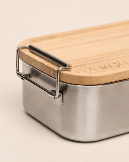 Jim Corbett - RVS Lunchbox met Bamboe Deksel 800 ml