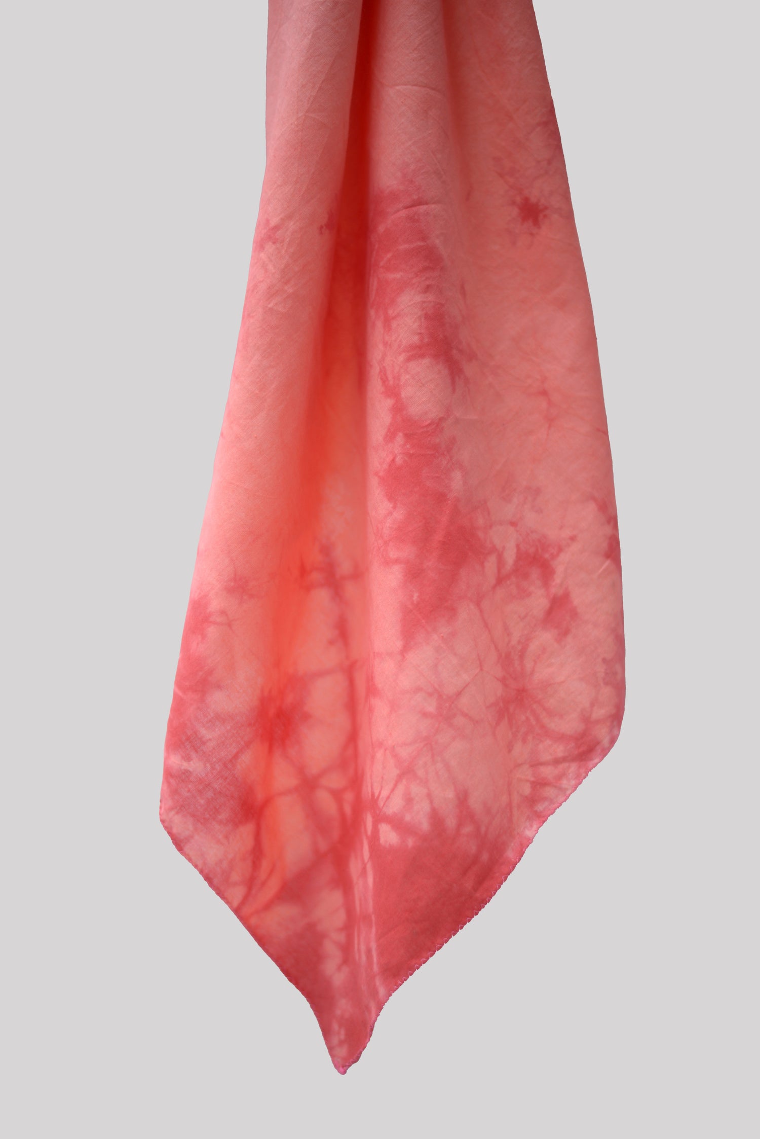 Shibori - Peach Cotton Neckerchief