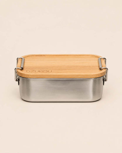 Jim Corbett - RVS Lunchbox met Bamboe Deksel 800 ml