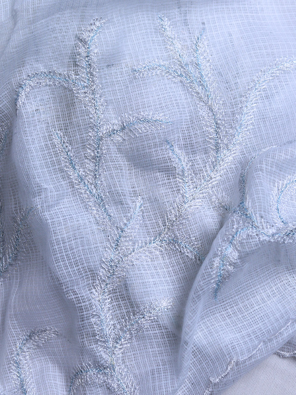 Seine - Kota Doria White Shawl