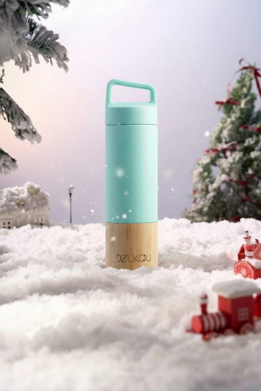 Saint Elias - Thermosflasche aus Bambus und Edelstahl 530 ml